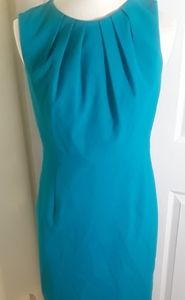 Teal cocktail dress